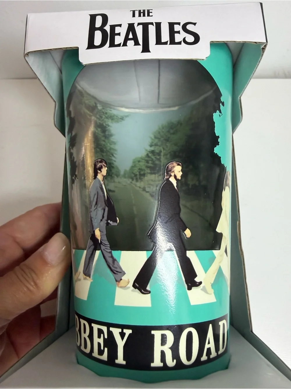 The Beatles Glass 14oz Abbey Road